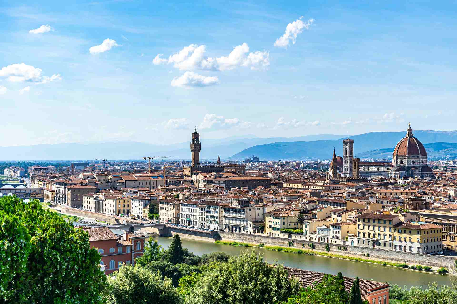 Blick auf die Stadt Florenz